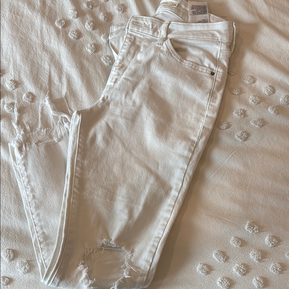 Levi's White Skinny Jeans